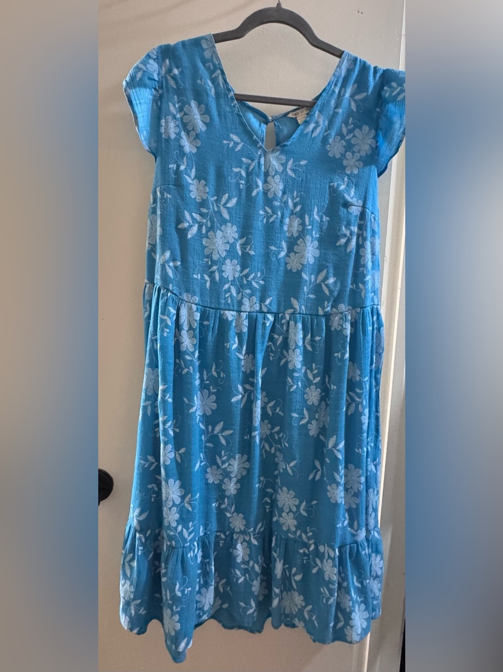 Cato Blue Floral Midi Dress Sz 18/20